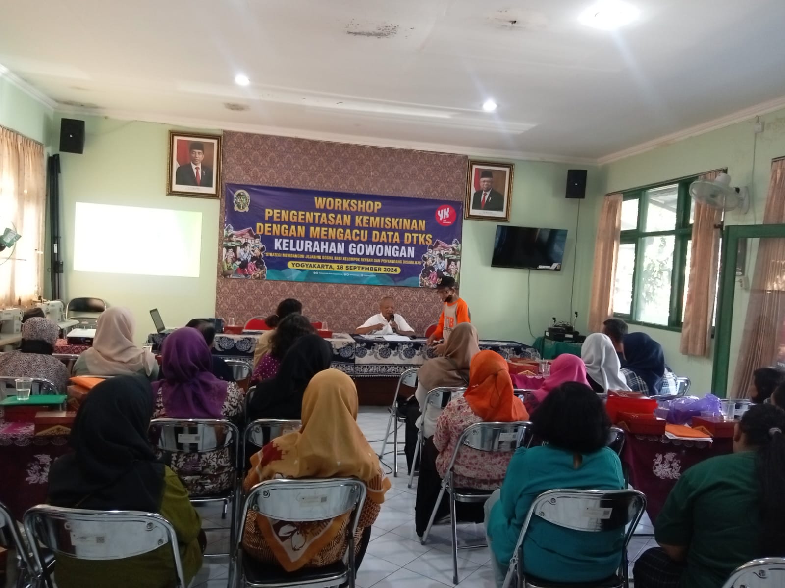 WORKSHOP PENGENTASAN KEMISKINAN DENGAN MENGACU DATA DTKS KELURAHAN GOWONGAN